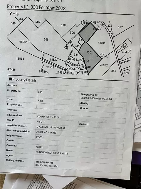 0000 County Rd, Kaufman, TX 75142