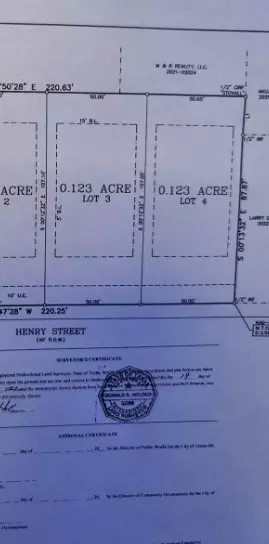 Tbd Lot 3 & 4 Henry Street, Greenville, TX 75401