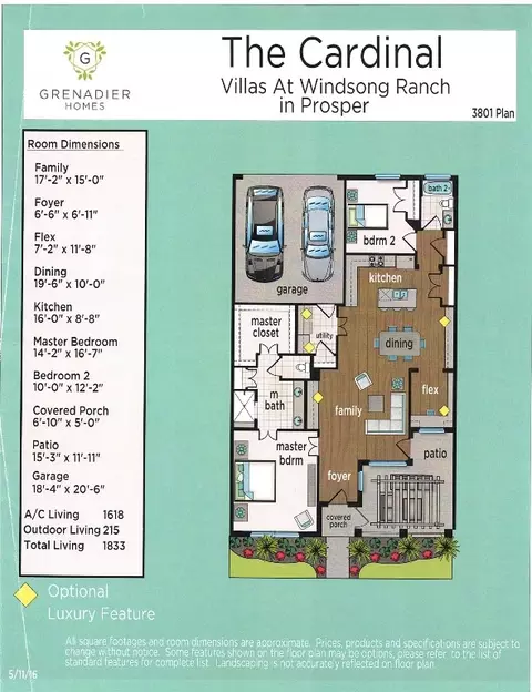Floorplan - 4061 Pavonia Ln, Prosper, TX 75078 photo 1 of 1