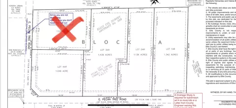 Tbd E Pecan Tree Road, Waxahachie, TX 75165