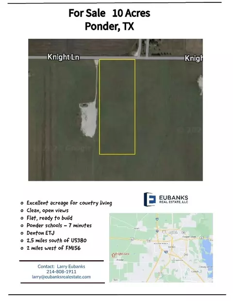 Tbd Knight Lane, Ponder, TX 76259
