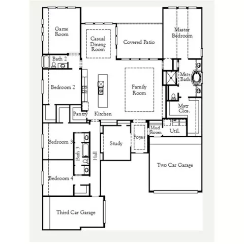 Floorplan - 2025 Gathering, Argyle, TX 76226 photo 1 of 2