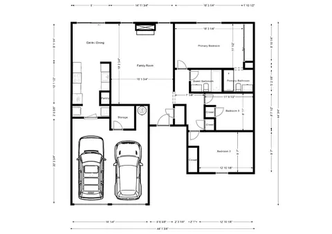 Floorplan - 2193 Raines Ct, Euless, TX 76039 photo 3 of 3