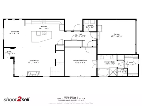 Floorplan - 304 Julia Ln, Euless, TX 76040 photo 1 of 3
