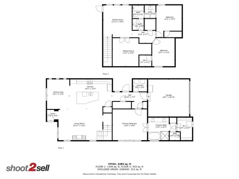 Floorplan - 304 Julia Ln, Euless, TX 76040 photo 3 of 3