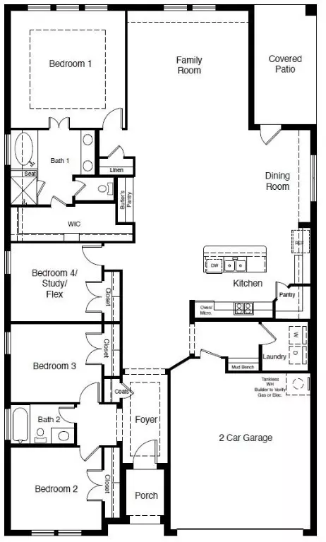 Floorplan - 3057 Lionsgate Dr, Argyle, TX 76226 photo 1 of 1