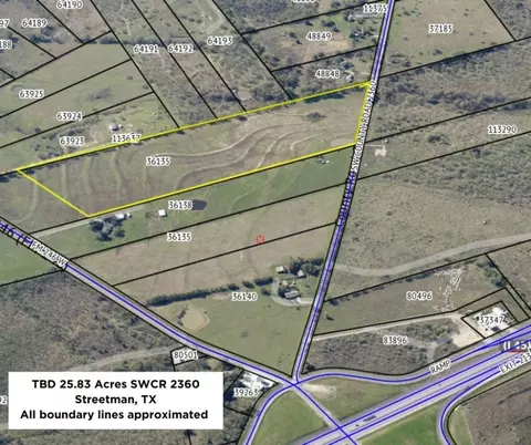 Tbd 25.83 Acres SW Cr 2360, Streetman, TX 75859