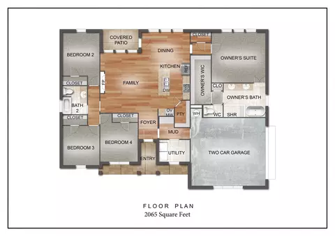 Floorplan - 7005 Ranch Vw, Springtown, TX 76082 photo 1 of 1