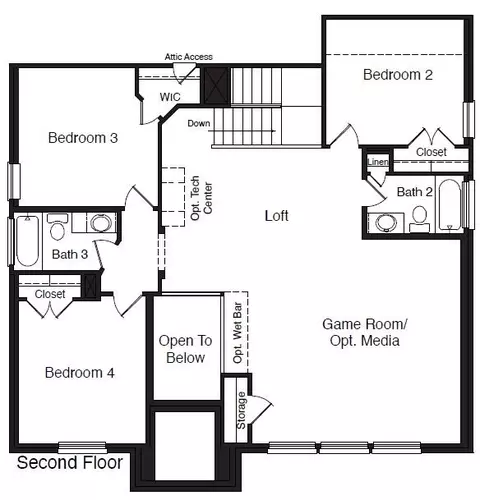 Floorplan - 3033 Hampton Path, Argyle, TX 76226 photo 2 of 2
