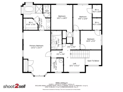 Floorplan - 4154 Cedar Dr, Grapevine, TX 76051 photo 3 of 3