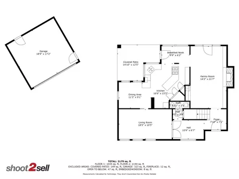 Floorplan - 4154 Cedar Dr, Grapevine, TX 76051 photo 2 of 3