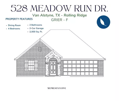 528 Meadow Run Dr, Van Alstyne, TX 75495
