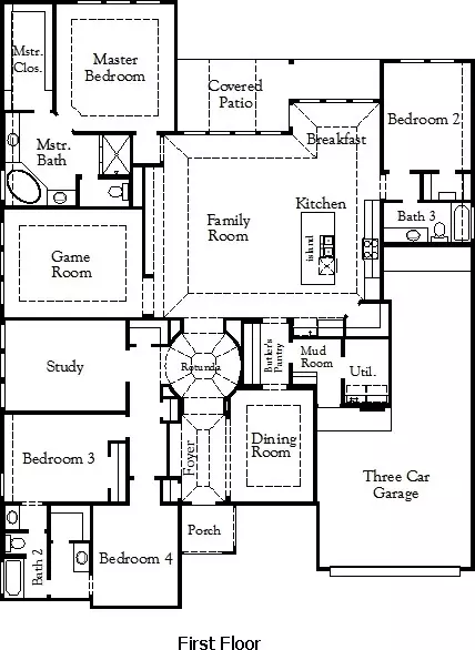 Floorplan - 2013 Longspur, Argyle, TX 76226 photo 1 of 1