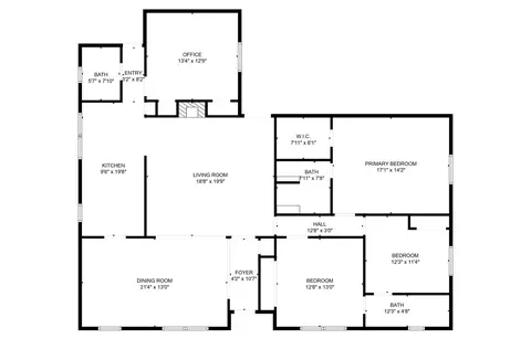 Floorplan - 2317 E Windsor Dr, Denton, TX 76209 photo 1 of 1