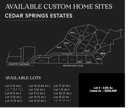 lot2 Cedar Springs Dr, Decatur, TX 76234