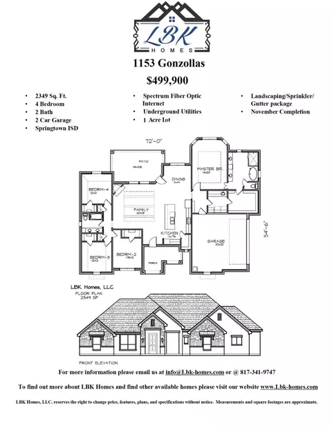 1153 Gonzollas Rd, Springtown, TX 76082