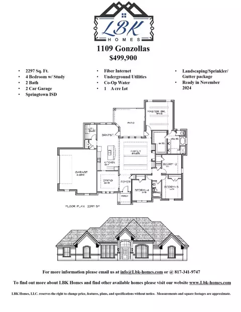 1109 Gonzollas Rd, Springtown, TX 76082