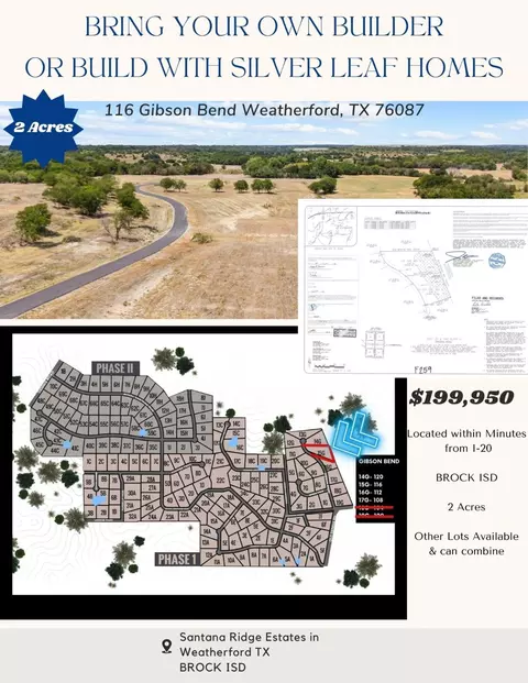 116 Gibson Bnd, Weatherford, TX 76087