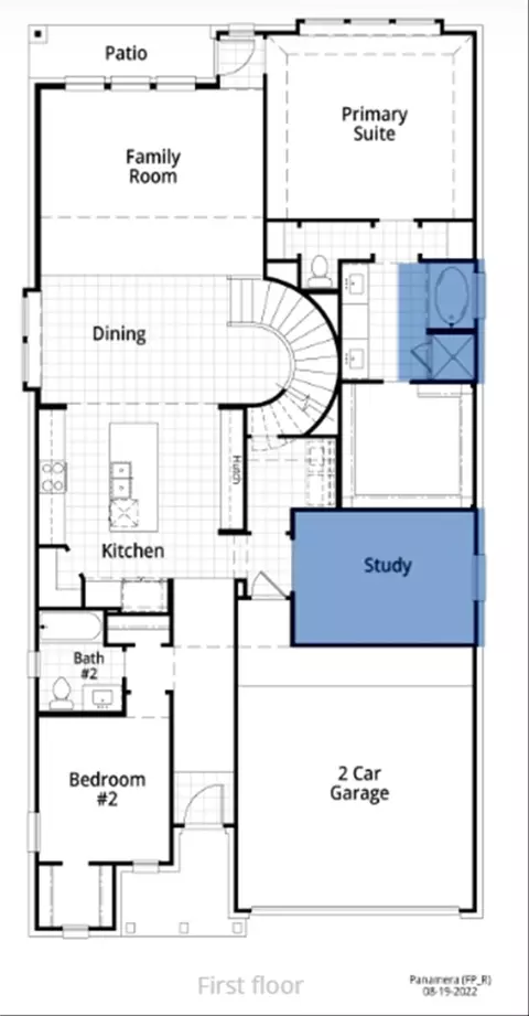 Floorplan - 2509 Halter Dr, Aubrey, TX 76227 photo 2 of 3