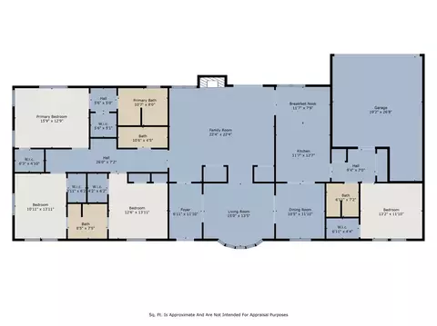 Floorplan - 2000 Stonegate Dr, Denton, TX 76205 photo 1 of 1