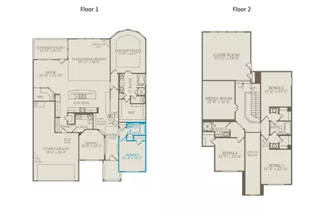 Floorplan - 4341 Noble Ln, Midlothian, TX 76065 photo 1 of 1