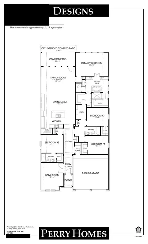 Floorplan - 916 Maple Leaf Ln, Haslet, TX 76052 photo 1 of 1