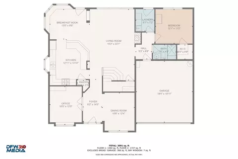 Floorplan - 7009 Riverchase Trl, Denton, TX 76210 photo 1 of 2