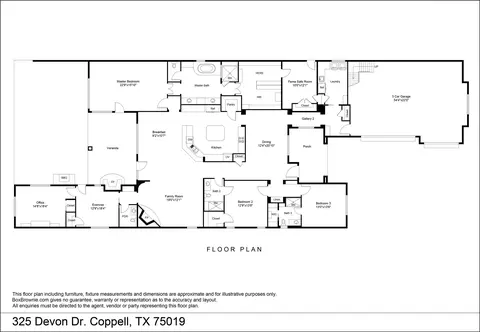 Floorplan - 325 Devon Dr, Coppell, TX 75019 photo 1 of 1