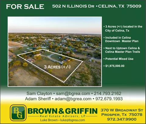 502 N Illinois St, Celina, TX 75009