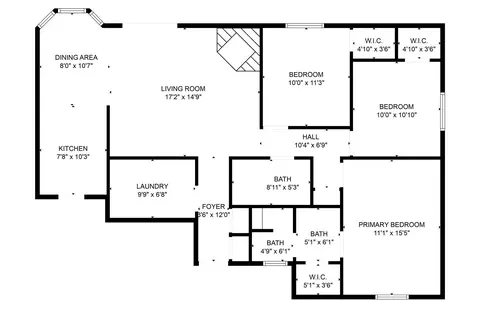 Floorplan - 6232 Stardust Dr S, Watauga, TX 76148 photo 1 of 1