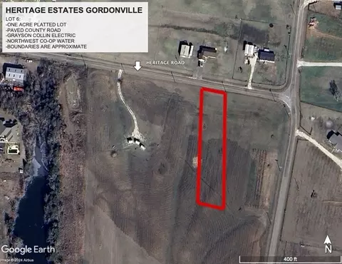 lot1 6 Heritage, Gordonville, TX 76245