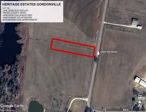 lot1 14 Heritage, Gordonville, TX 76245