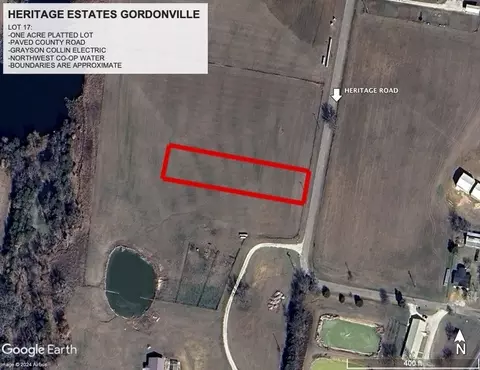 lot1 17 Heritage, Gordonville, TX 76245
