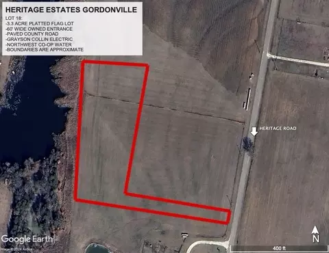 lot1 18 Heritage, Gordonville, TX 76245