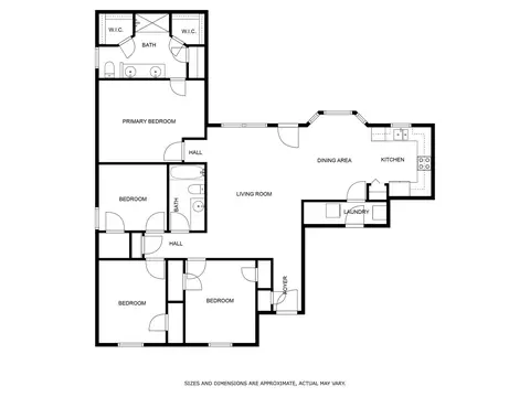 Floorplan - 103 Grayson Dr, Itasca, TX 76055 photo 1 of 1