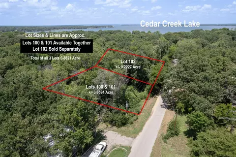 lot S 100 101 Wood Canyon Rd, Tool, TX 75143