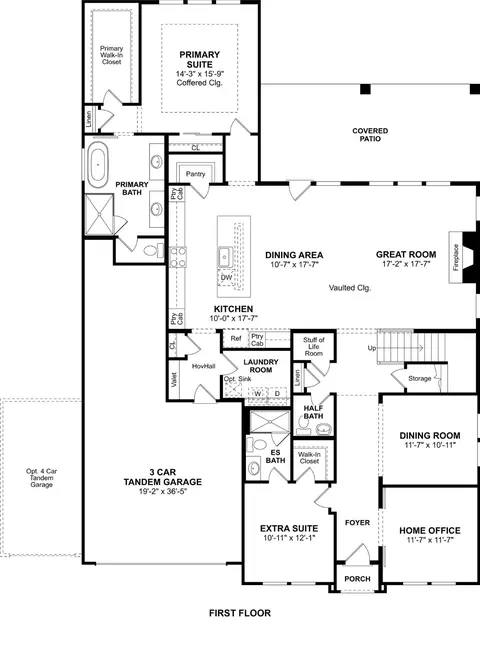 Floorplan - 11540 Ely Pl, Haslet, TX 76052 photo 1 of 2