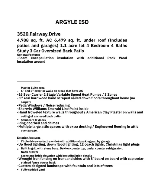 3520 Fairway Dr, Argyle, TX 76226 photo 2