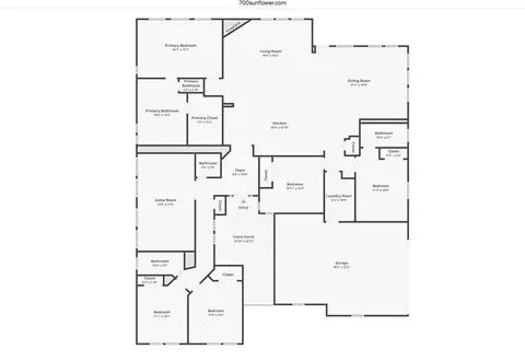 Floorplan - 700 Sunflower Ave, Argyle, TX 76226 photo 1 of 1