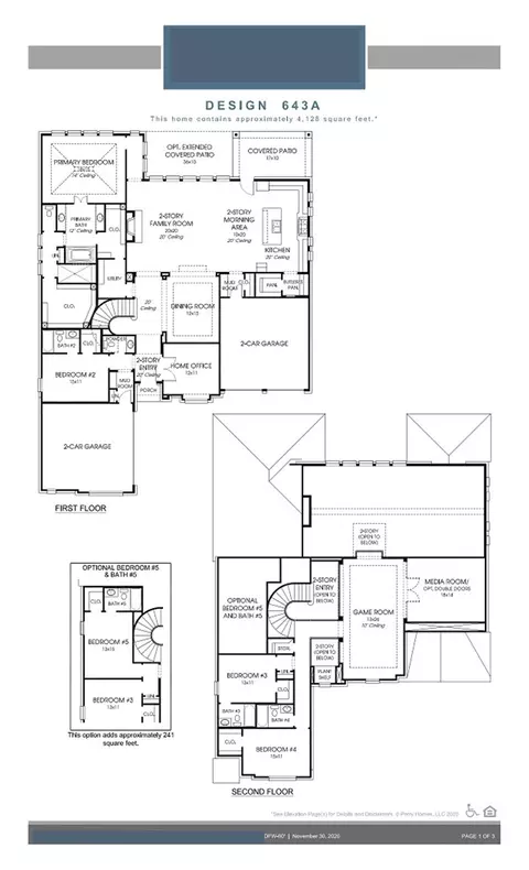 Floorplan - 2431 Dena Dr, Prosper, TX 75078 photo 1 of 1