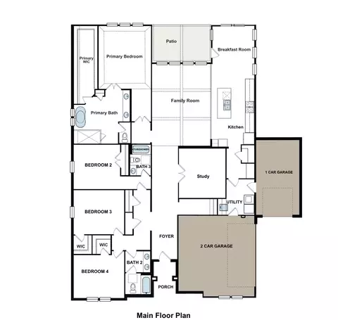 Floorplan - 5509 Gaelic Dr, Celina, TX 75009 photo 1 of 1