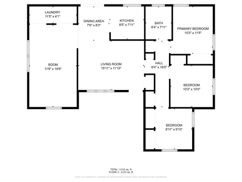 Floorplan - 4320 Modlin St, Mesquite, TX 75150 photo 1 of 1
