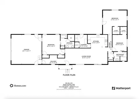 Floorplan - 711 Broadway Ave, Euless, TX 76040 photo 1 of 1