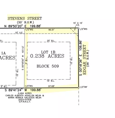 tbd Stevens, Greenville, TX 75401