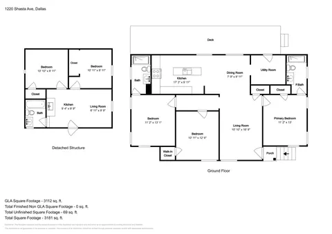 Floorplan - 1220 Shasta Ave, Dallas, TX 75211 photo 1 of 1