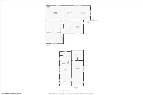 Floorplan - 600 W 3rd St, Mcgregor, TX 76657 photo 1 of 1