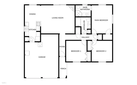 Floorplan - 1709 Oak Tree Dr, Denton, TX 76209 photo 1 of 1