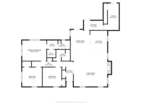 Floorplan - 1018 Meridith Dr, Terrell, TX 75160 photo 1 of 1