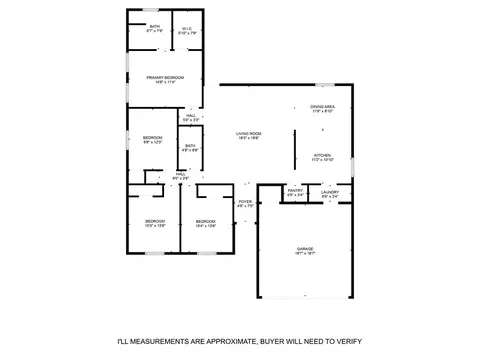 Floorplan - 10805 Lilry Rd, Waco, TX 76708 photo 1 of 1