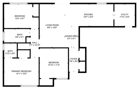 Floorplan - 1205 Crane Dr, Euless, TX 76039 photo 1 of 1